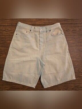 NWOT We The Free Montana Washed Light Blue Denim Shorts - 29